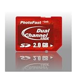 PhotoFast DualCore SD 2GB 150倍速1年保証・日本語ブリスターパッケージ PF-DDRSD2GB