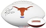 Colt McCoy Autographed/Hand Signed Texas Longhorns Logo Football- Tri-Star Hologram