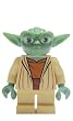 LEGO Star Wars Clone Wars LOOSE Mini Figure Yoda with Silver Lightsaber