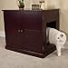 Pet Studio Cat Litter Box Cabinet Mahogany Storage Furniture