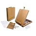 48 PIECE ARTIST STORAGE ART EASEL SET & PAINTS BRUSHES
