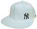 Sports : New York Yankees Kappe/Cap MLB Side Logo Hi weiss/schwarz