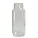 Qorpak Clear Glass Wide Mouth French Square Bottle with Neck Finish