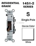 1451-2W Leviton Single-Pole Toggle Switches