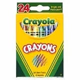 Crayon, Crayola, 16 Ct., Regular Size, Assorted Colors, Tuck Box BIN523016