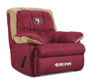 San Francisco 49ers Home Team Recliner