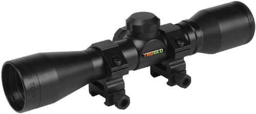 Truglo Compact 4X32 Scope with 3/8-Inch Rings, Black