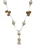 17 Swarovski Crystals, Keshi and Coin Pearl Necklace
