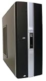 LC Power Micro-ATX 2039MBS Geh&auml;use mit 380 Watt Netzteil, schwarz-silber