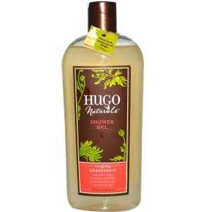 Hugo Naturals Shower Gel, Grapefruit, 12-Ounce