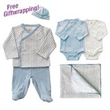 Tiny Tea Layette Gift Set in Pearl