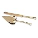 Gold-plated Heart Cake Knife and Server Set