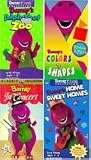 barney set 5 vhs : Barney In Concert (1992), Barney: Barney's Home Sweet Homes, Barney's Alphabet Zoo (1992), Colors & Shapes (1992)