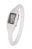 LUPO Ladies Sports Silicone 17cm Digital Watch - WHITE