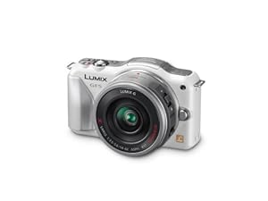 Panasonic Lumix DMC-GF5XW Live MOS Micro 4/3 Compact Sytem Camera with 3-Inch Touch Screen and 14-42 Power Zoom Lens, White DMC-GF5XW