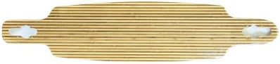 NEW DROP THRU Pin Stripped BAMBOO LONGBOARD SKATEBOARD Deck Drop Though 41"