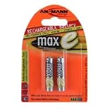 Ansmann maxE NiMH Akku AAA Micro 800 mAh 2er Pack orange
