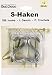 12 x große S-Haken - Metallhaken verchromt