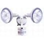 SPECO B/W Outdoor Motion Sensor Security Lights Camera, White Housing