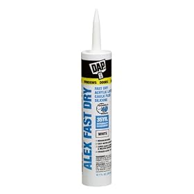 Dap 18425 Alex Fast Dry Acrylic Latex Caulk Plus Silicone 10.1-Ounce