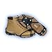 Due North Light Industrial Footwear Traction Aids, Tungsten Carbide Ice Cleat Spikes, Lightweight Full-Foot, Rubber, Unisex, L/XL, V3550170-L/XL