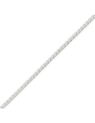 Sterling Silver Spiga Chain - 18 Inch