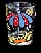 Beach Party Design - Hand Painted - Collectible Shot Glass - 2 oz.