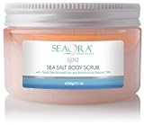 Exfoliating Body Salt Scrub with Dead Sea Salt and Natural Peach and Honey Oil