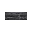French (European - AZERTY) Black USB Computer Keyboard