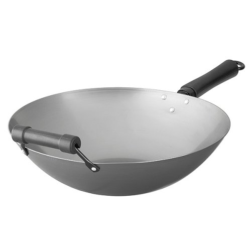 Chefmate® 14" Carbon Steel Wok