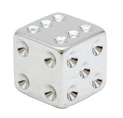 Trik Topz Dice Valve Caps pr. Chrome 122406