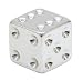 Trik Topz Dice Valve Caps pr. Chrome 122406