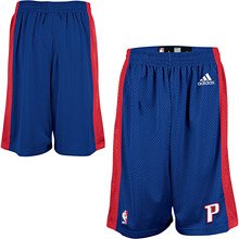 Adidas Detroit Pistons Road Swingman Shorts Extra Large