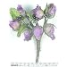 Lavender Mini Silk Craft Wedding Flowers 12 Bunches