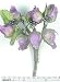 Lavender Mini Silk Craft Wedding Flowers 12 Bunches