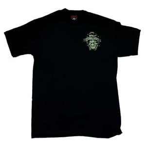 TS763 Lucky 13 Undead Voodoo Island Iron Cross T-Shirt