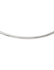 14k White gold Leslies 4mm Domed Omega