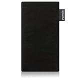 yomix Viivi schwarz Handytasche Tasche f�r Motorola Milestone aus edlem Stoff mit Display Reinigungsfunktion durch Microfaserinnenfuttervon "yomix"