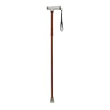 Drive Medical Folding Canes with Glow Grip Handle, Wood