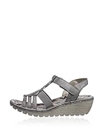 Rieker Sandalias de cuña (Gris)