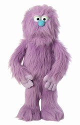 Childrens Toyshop  Toys : Purple Monster 14in Puppet