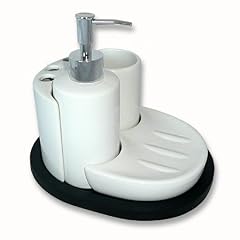 Badezimmerset mit Seifenspender 5-tlg. Badset Bad Accessoires Bad Garnitur Badezimmer Set