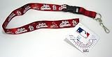ST LOUIS CARDINALS RED MLB LANYARD NECKLACE KEYCHAIN