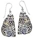Clearly Charming Feline Flutterbyes Silver Drop Earrings by Laurel Burch ( cat jewelry, kitten, kitty, feline, animal)