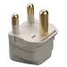 Grounded Adapter - USA to South Africa & older areas of Ireland - White