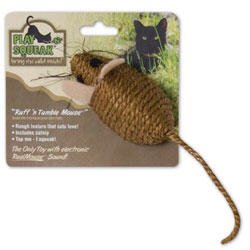 Play-n-Squeak Ruff-n-Tumble Catnip Mouse Cat Toy