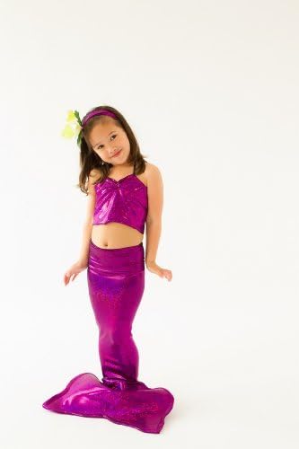 Mermaid Costume- Splashing and Walking Tail By Applejack Apparel (Medium (5-7), Pink)
