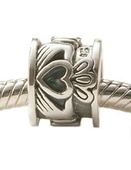 Claddagh Ring Authentic Biagi Sterling Silver Charm Bead Fits European Bead Bracelets Most Brands