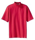 NEW Sport-Tek - Pima-Tek Short Sleeve Mock Red-3XL