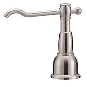  Danze D495957SS Opulence Deck Mount Soap and Lotion Dispenser, Stainless Steel